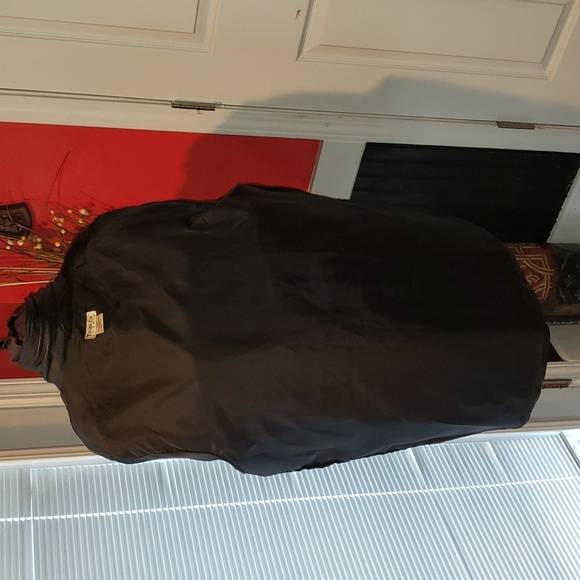 FF TRIBECA STUDIO 2XL LEATHER THREE-QUARTER LENGTH BLACK JACKET COAT - Picture 9 of 11